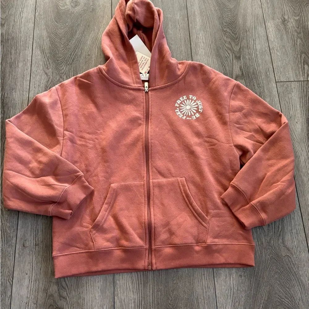Roxy girls zipper graphic sweater